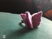 Charger l'image dans la galerie, bague papillon violet