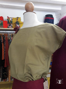 blouse vert bronze taille 36