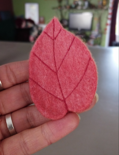 Barrette feuille de hêtre