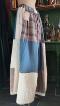 Charger l&#39;image dans la galerie, jupe longue patchwork bohème taille 38/40 élastiquée