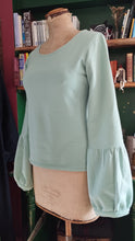 Charger l&#39;image dans la galerie, sweet-shirt Maria vert menthe taille 38