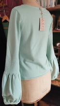 Charger l&#39;image dans la galerie, sweet-shirt Maria vert menthe taille 38