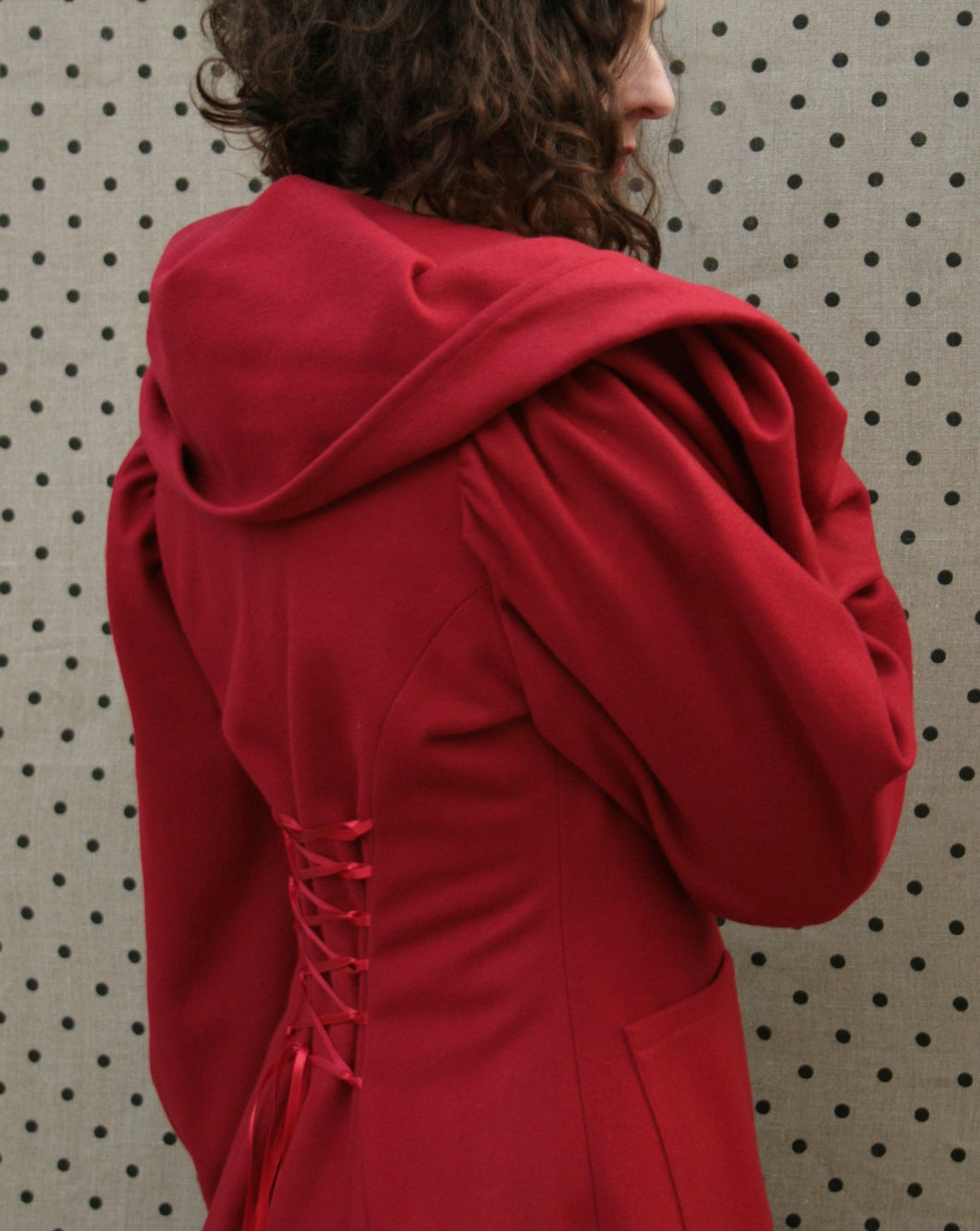 manteau nabou rouge