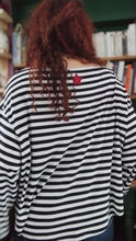 Charger l'image dans la galerie, tee-shirt large rayure Burton maille viscose