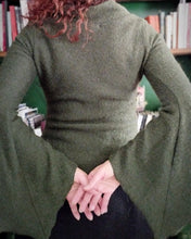 Charger l&#39;image dans la galerie, pull brume en maille de laine mélangée