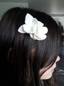 barrette Delph' mauve