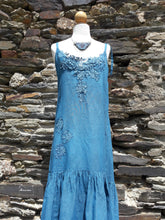 Charger l&#39;image dans la galerie, robe Naïade bleu indigo
