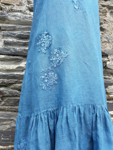 robe Naïade bleu indigo