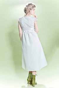 robe en plumetis blanc