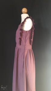 robe bliss lie de vin ( teinture naturelle à la main)